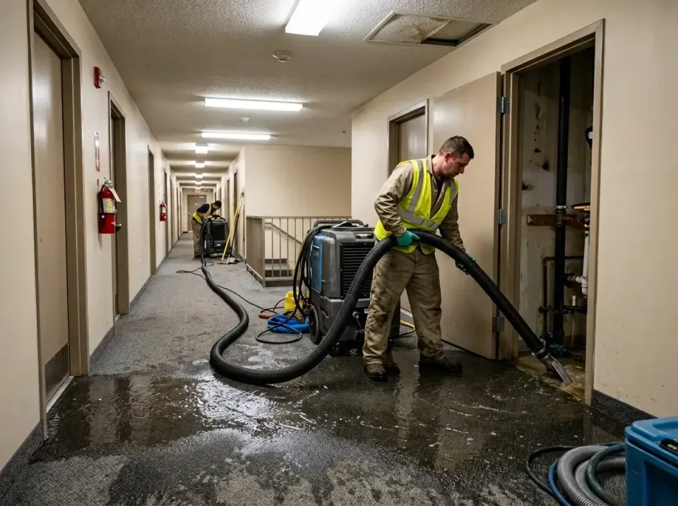 multi-unit-apartment-hallway-f-005 — frequently asked questions, Emergency Burst Pipe Water Extraction & Removal in Warm Spr…